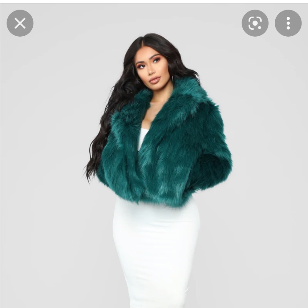 NWT Fashion Nova Spice It Up Faux Fur Jacket